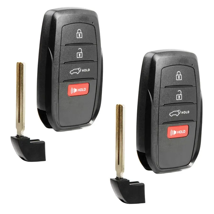 

Keyless Entry Remote Key Fob Replacement 4Button for 2022 2023 2024 2025 Toyota Corolla Cross HYQ14FBW, 8990H0A020