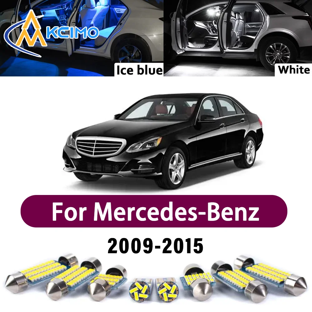

Error Free LED Interior Light Kit for Mercedes-Benz E class W212 2009-2015 Premium Bright Dome Trunk Mirror Reading Lamps Canbus
