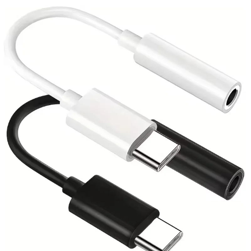 Adapter USB-C na 3.5mm Aux, kabel audio 3.5 Jack do Huawei Xiaomi Redmi POCO Sumsang LG, adapter 3.5MM na 8Pin Aux do iPhone — 2