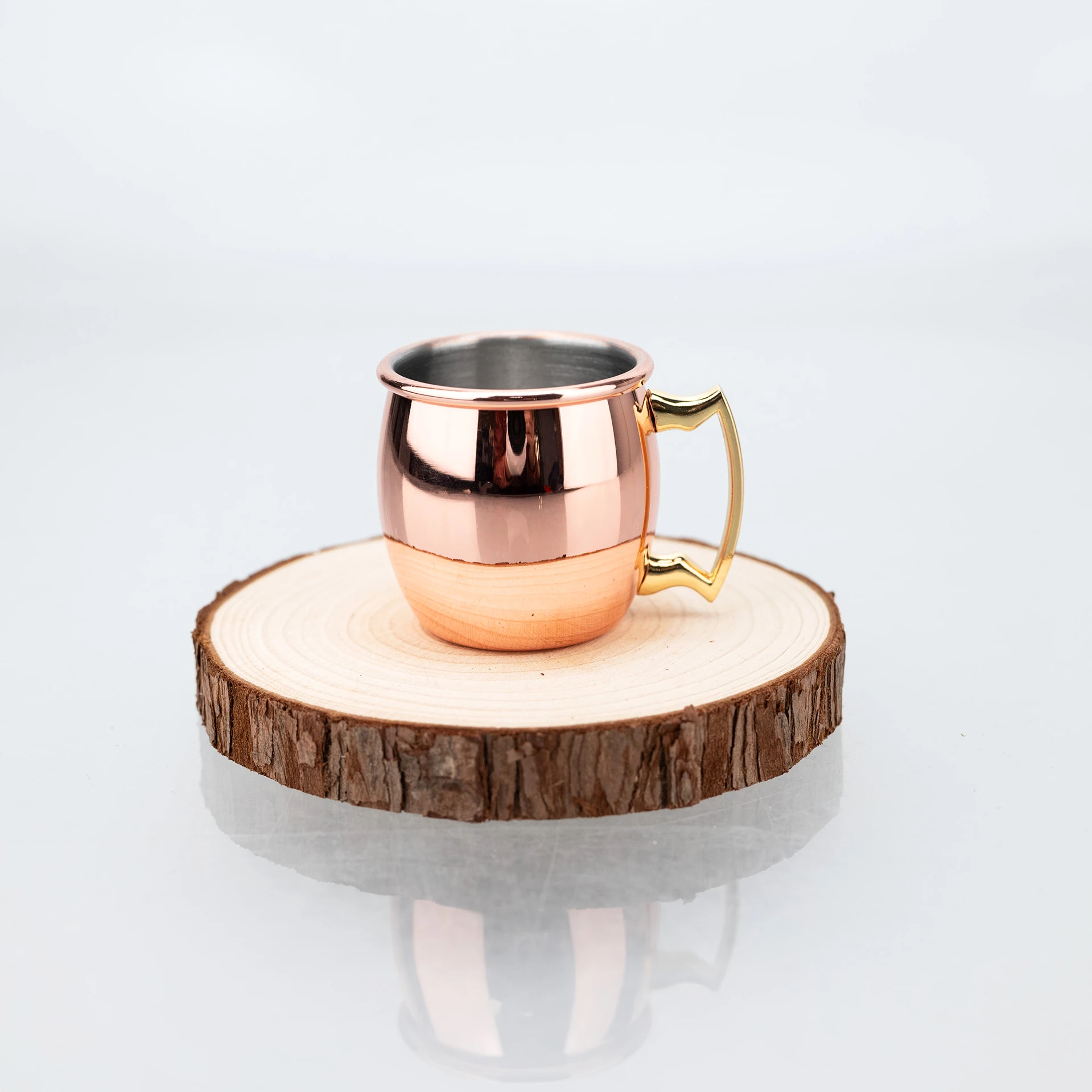 60 مللي أكواب البغل موسكو الفولاذ المقاوم للصدأ النحاس مطلي مطروق القدح s 2oz البيرة ويسكي كوكتيل كوب تيكيلا s القدح بار درينكوير كوب