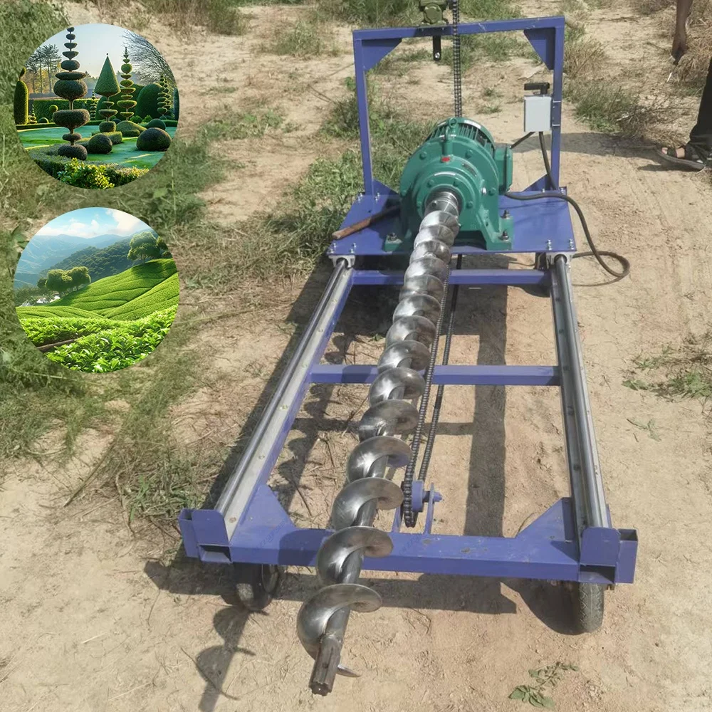 Tree Planting  High Power Engine Tree Planting Digging Hole Machine/Small Portable Rotary Water Well  Rig Machine