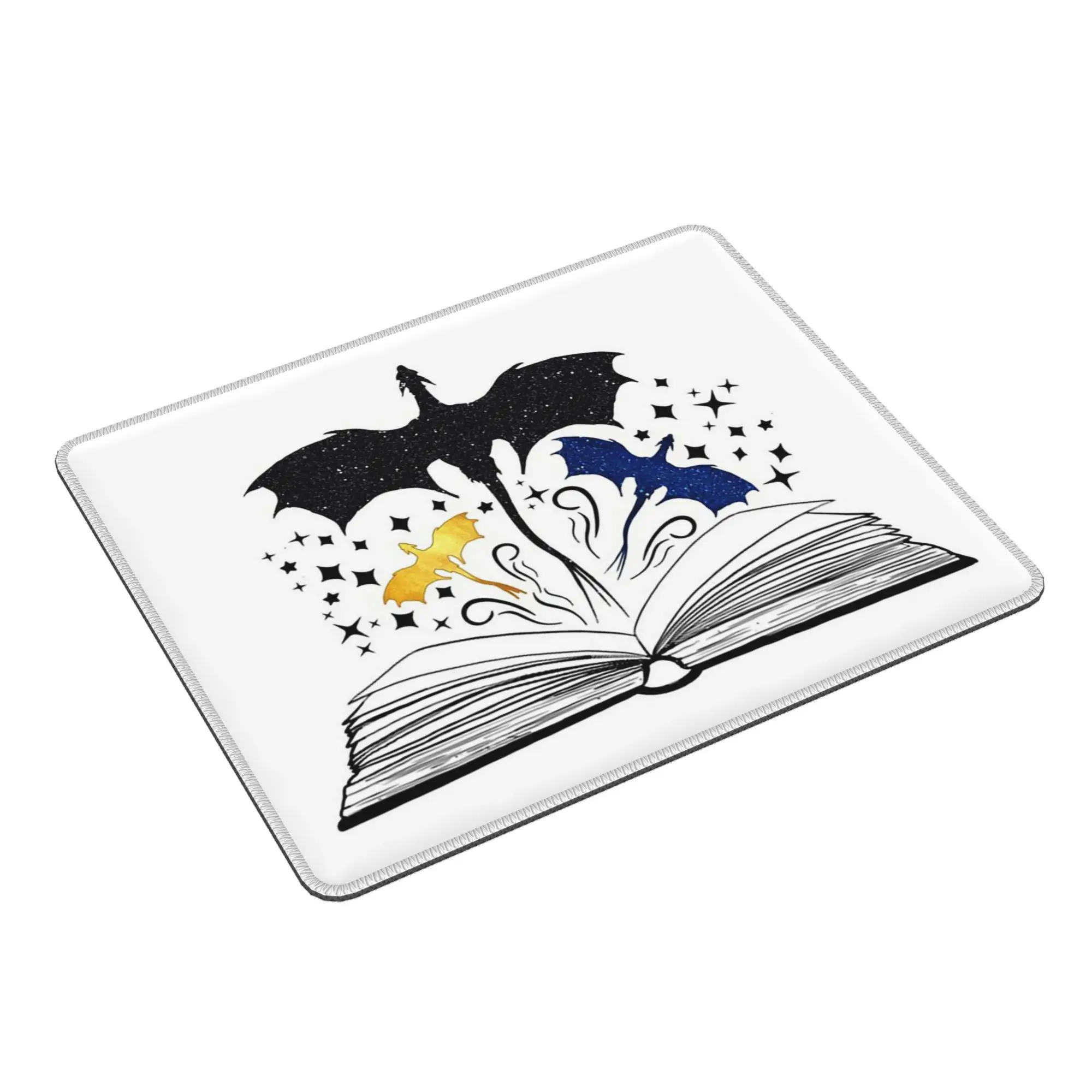 Fourth Wing and Iron Flame Dragons Book Mouse Pad Computer Keyboard Mouse Mat Gaming PC Laptop Desk Mat Office Table Mats