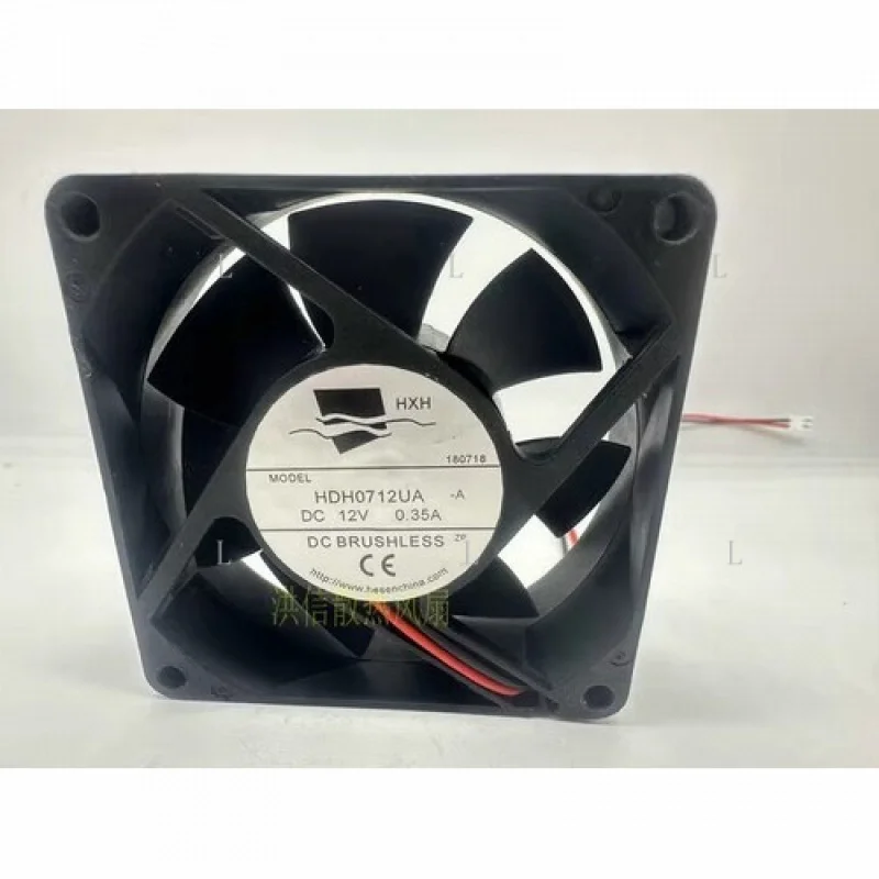

L 1 PCS for HXH fan HDH0712UA-A DC 12V 0.35A 7025 7CM 2 wire