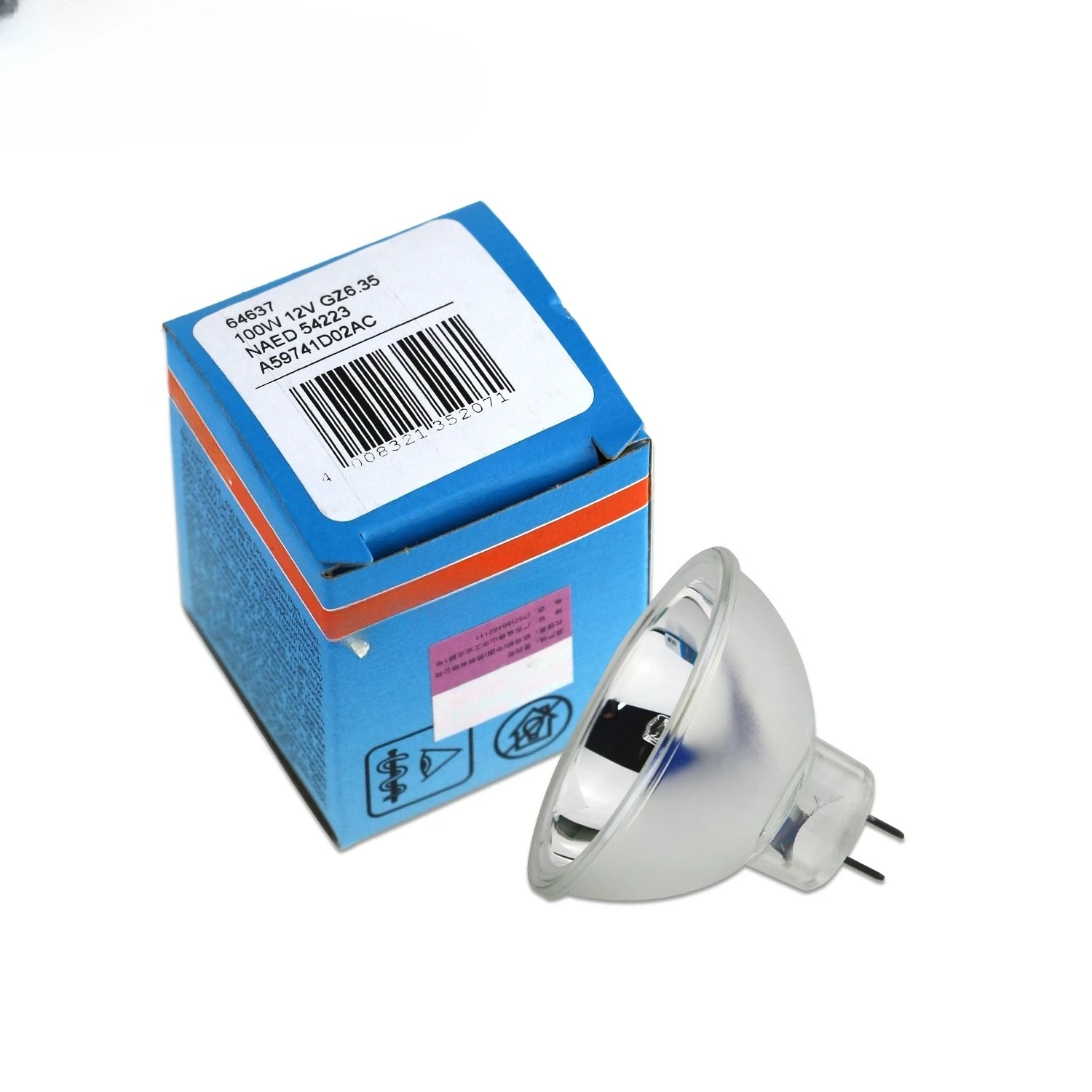 Reflector Halogen Bulb 64627/64637 12V 100W Cold Light Source Microscope Instrument Lamp