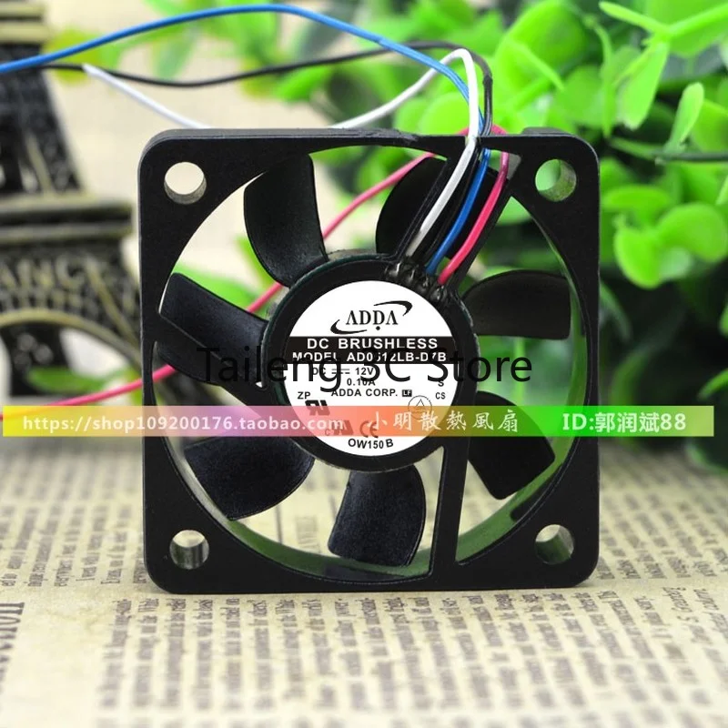 New CPU Cooling Fan For ADDA AD5012LB-D7B 5015 12V 0.10A 4-pin Temperature Control Speed Regulation Chassis Cooling Fan
