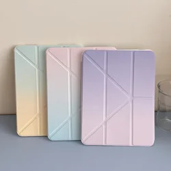 Transformer Cover Stand Case For iPad Air Pro M4 10.9 11 12.9 13 inch 4th 5th 6th 7th 8th 9th 10th Generation Clear Hard Case