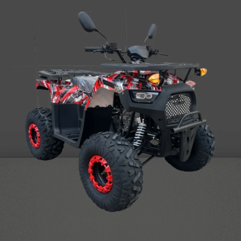 Utility Terrain Vehicle with CE Approved 4-Stroke 125cc 2WD Gas/Diesel ATV Chain Drive Semi-Automatic for Adults