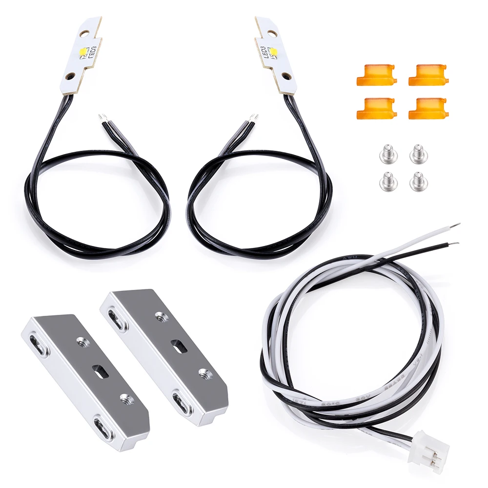 Trinood metal pedal luz pé lâmpada para 1/14 tamiya rc caminhão basculante 770s scania atualizar peças