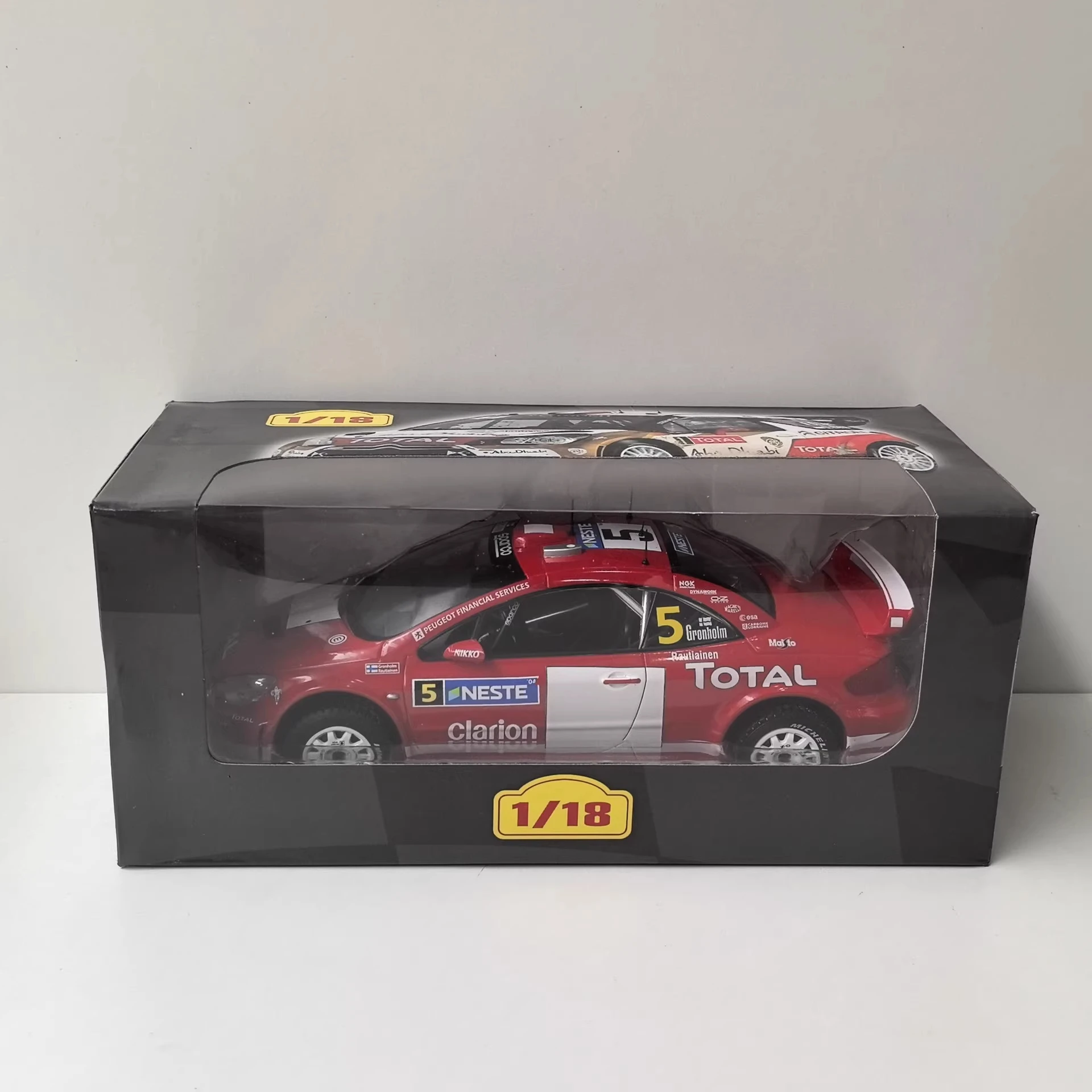 

IXO 1/18 PEUGEOT 307 WRC #5 Peugeot Racing Model, Alloy, No Door, No Steering 54