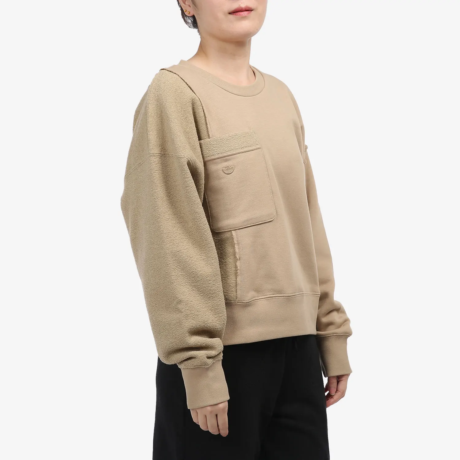 Adidas genuine clover casual women's fashion trend sports hoodie HC0304