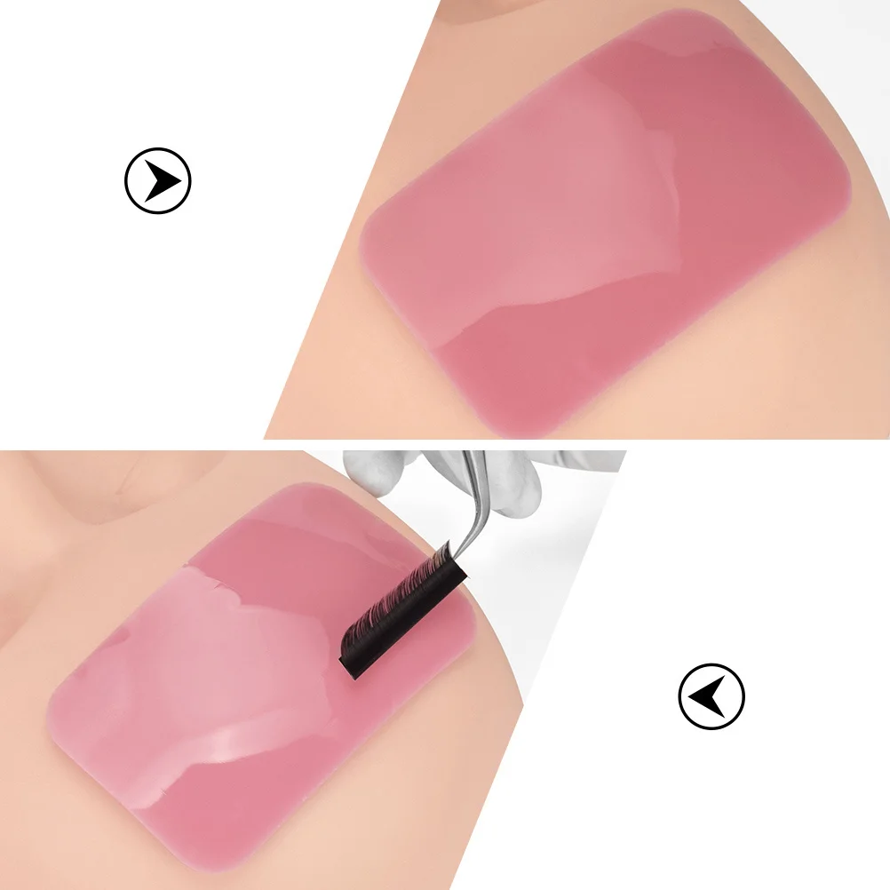Almofada de enxerto de cílios de silicone qualidade premium leve portátil suporte de cílios postiços para extensão e remoção de ferramentas suprimentos