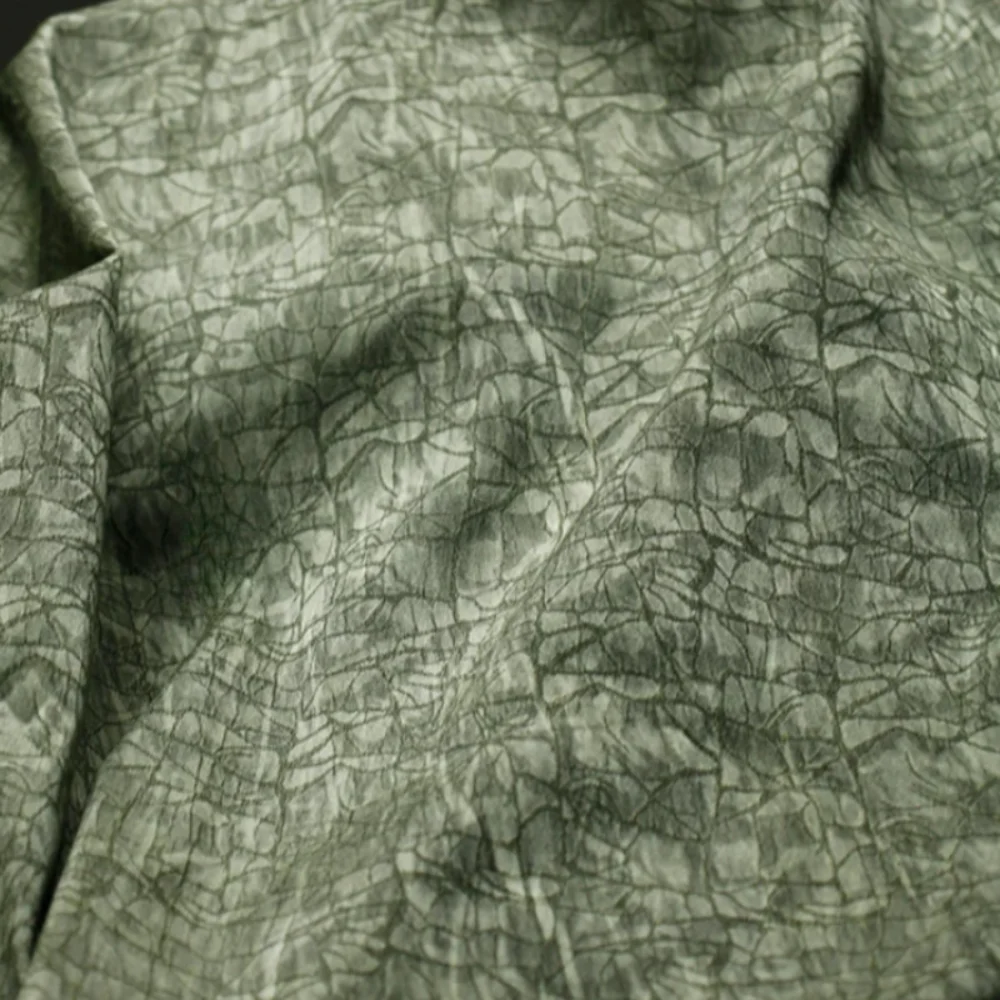 

Green Jacquard Fabric for Diy Sewing Cheongsam Antique Attire Handmade Dress for Woman Pillowsofa Clothing Design Fabrics Cloth