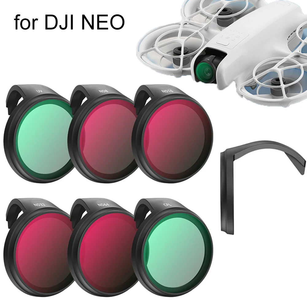 

For NEO Camera Lens Filter for DJI NEO Drone Filter Set UV/CPL/ND8/16/32/64 Drone Accessories