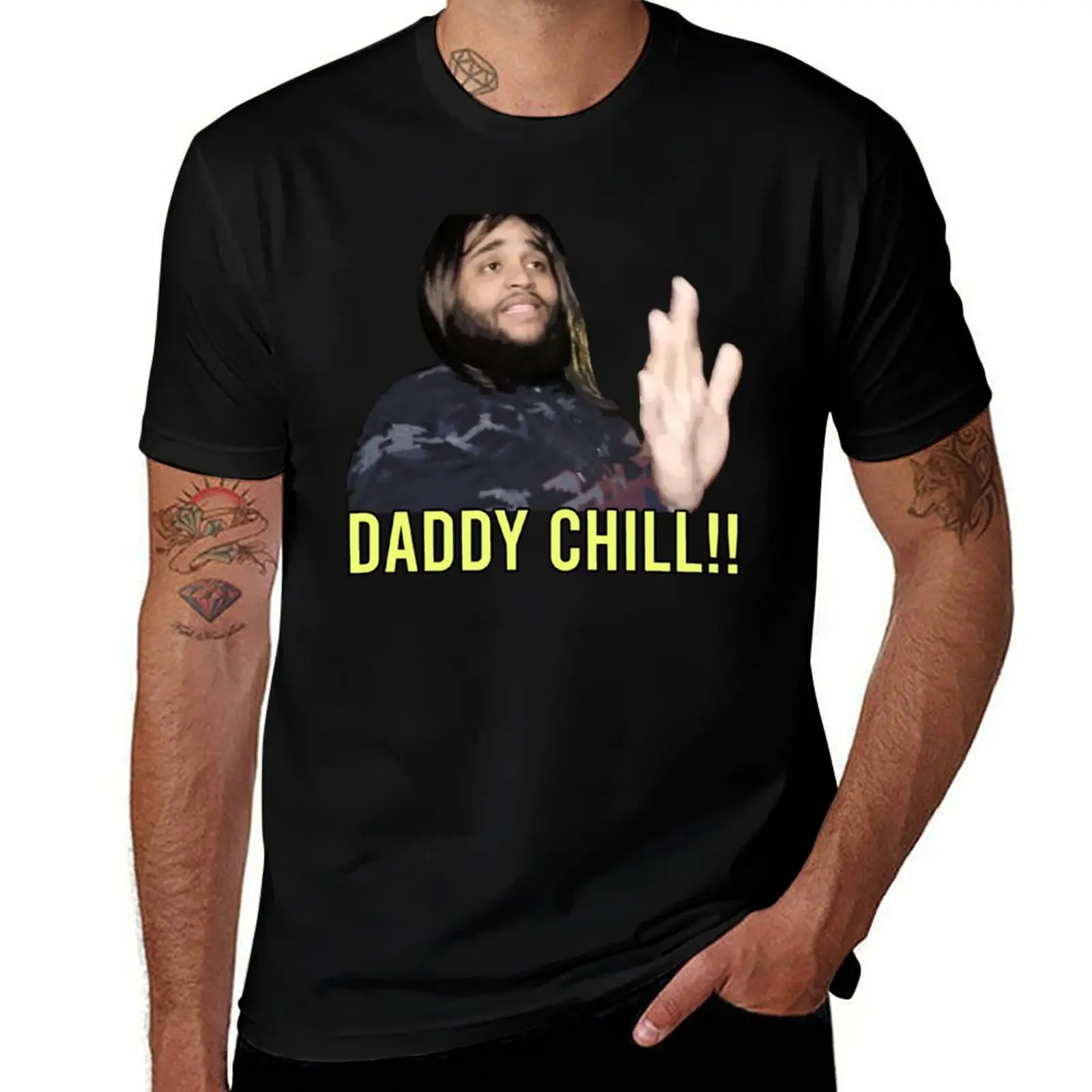 

Daddy Chill T-Shirt t shirts for man cotton anime t shirts oversize g man t shirts for men T-Shirt