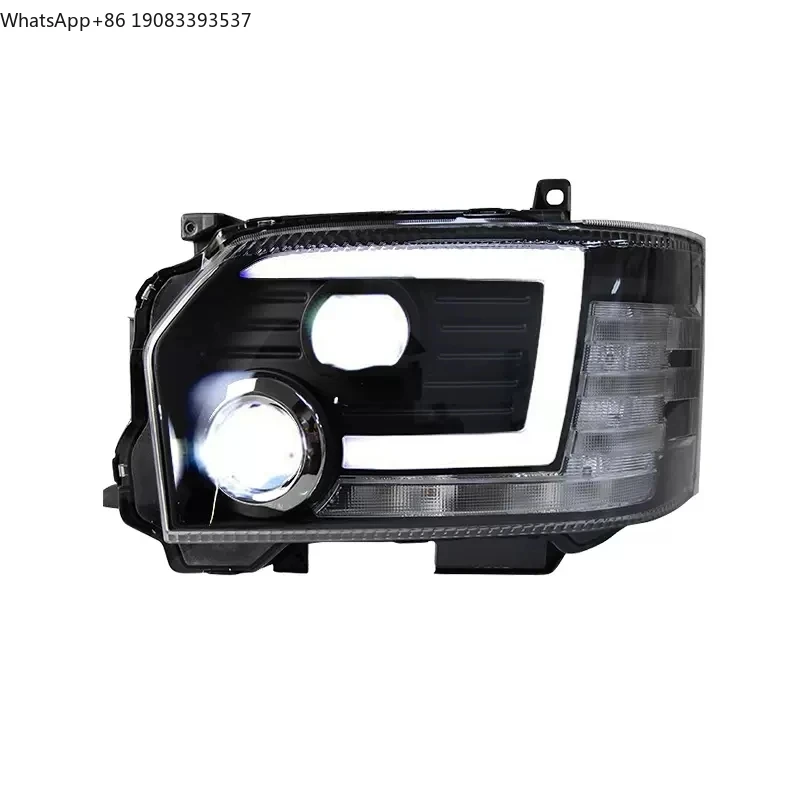 

Car Headlights for Toyota Hiace Headlamp Modified LED DRL Angel Eye Projector Lens Beam Head Lamp Head Light 2005-2018
