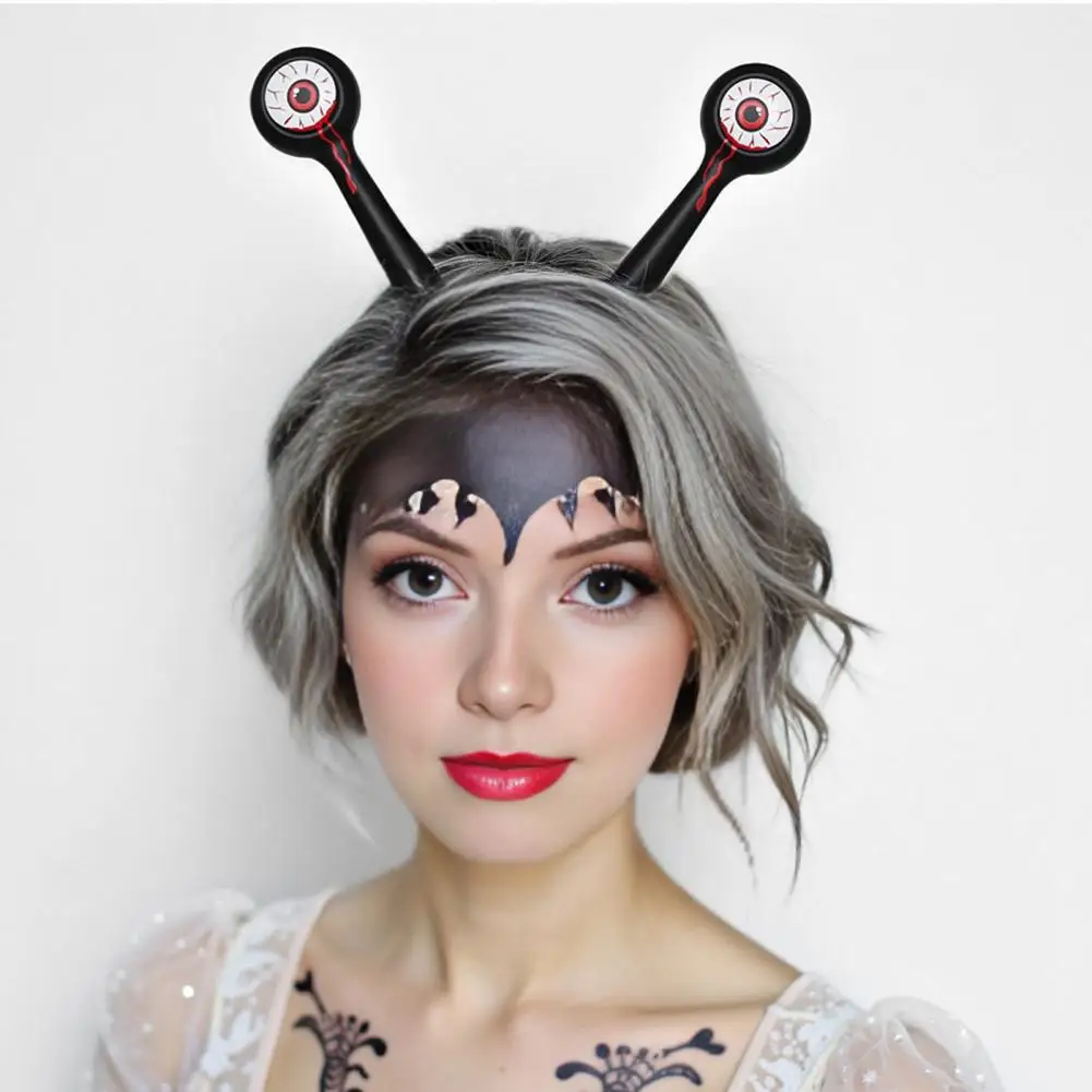 Spooky Eye Headband Halloween Eyeball Headband Spooky 3d Blood Eye Hair Accessory Funny Poop-shaped Eye Cover for Costume