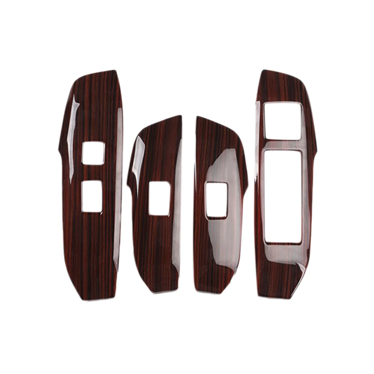 4PCS Car Window Switch Panel Adjust Cover Trim Stickers Window Button Decoration for LEXUS NX 300H 200T LHD A