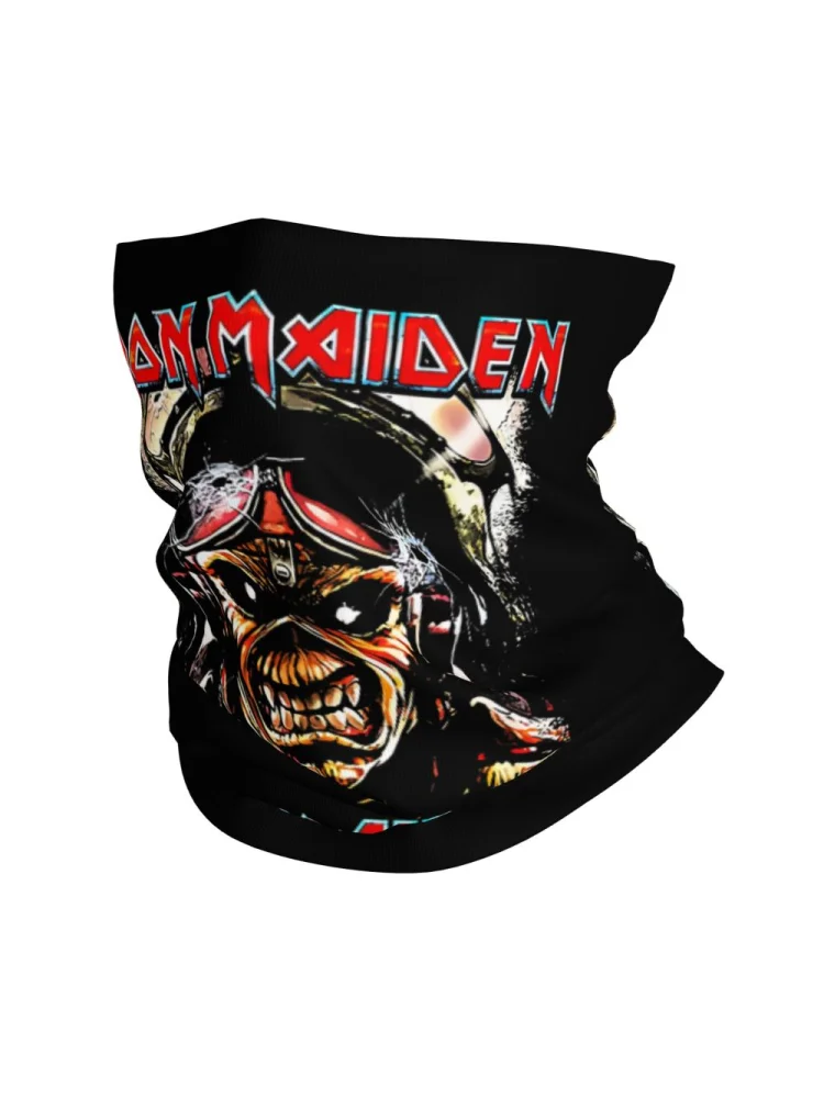 AliExpress MINISO Custom Heavy Metal Band I-Irons M-Maidens Cartoon Neck Gaiter Men Women UV Face Shield Winter Bandana Scarf for Cycling