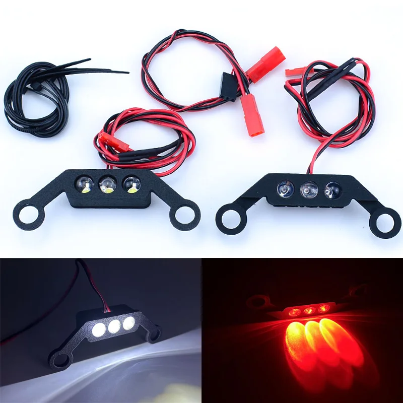 LED Simulation Front/Rear Lighting System Bright Lamp Headlight for 1/10 TRAXXAS RC MAXX WideMAXX Upgrade Parts