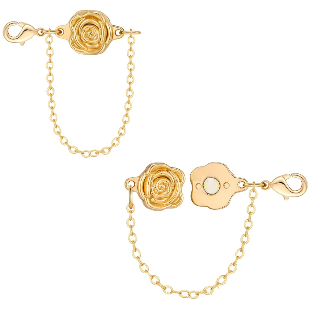 5 قطعة مغناطيس الورد متصل المشبك قلادة مشبك مغناطيسي ل عقد دي اي واي سوار موصلات صنع المجوهرات النتائج اكسسوارات #1