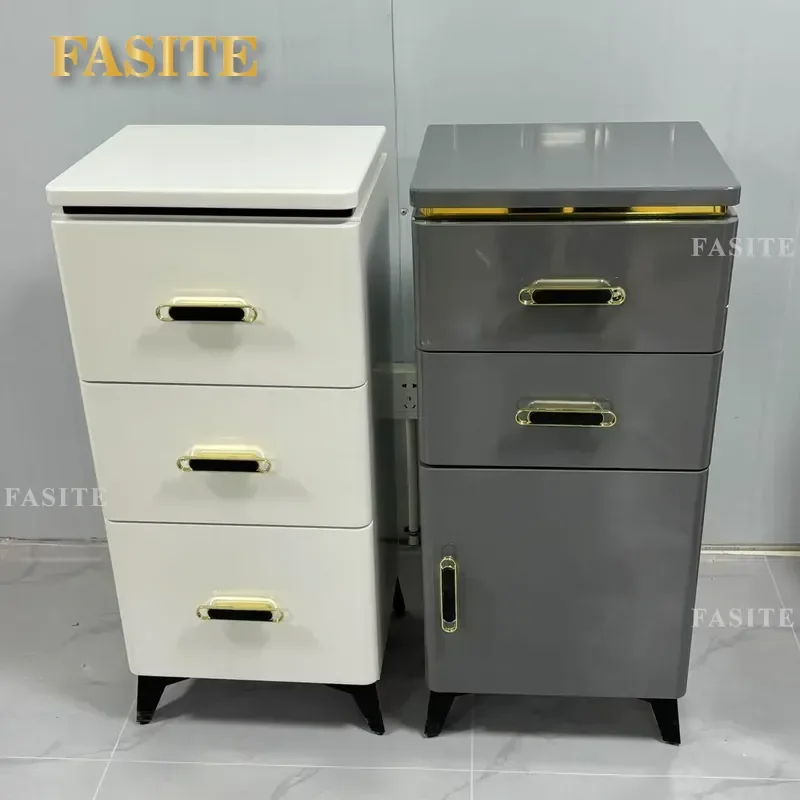 For Barber Shop Tool Cabinet Solid Wood Drawer Locker Paint File Storage Simple Commercial Furniture Durable Organizer