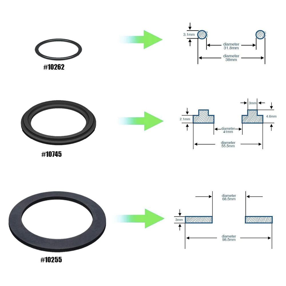 For Intex Rubber Washer Rings Rubber Gasket Washer Ring Replacement Set Step Washers 28621 28635 Replace Parts