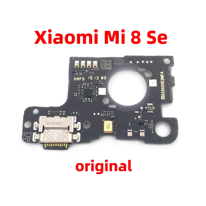 Original For xiaomi Mi 8 SE Dock Connector USB Charger Charging Port Flex Cable Board Replacement