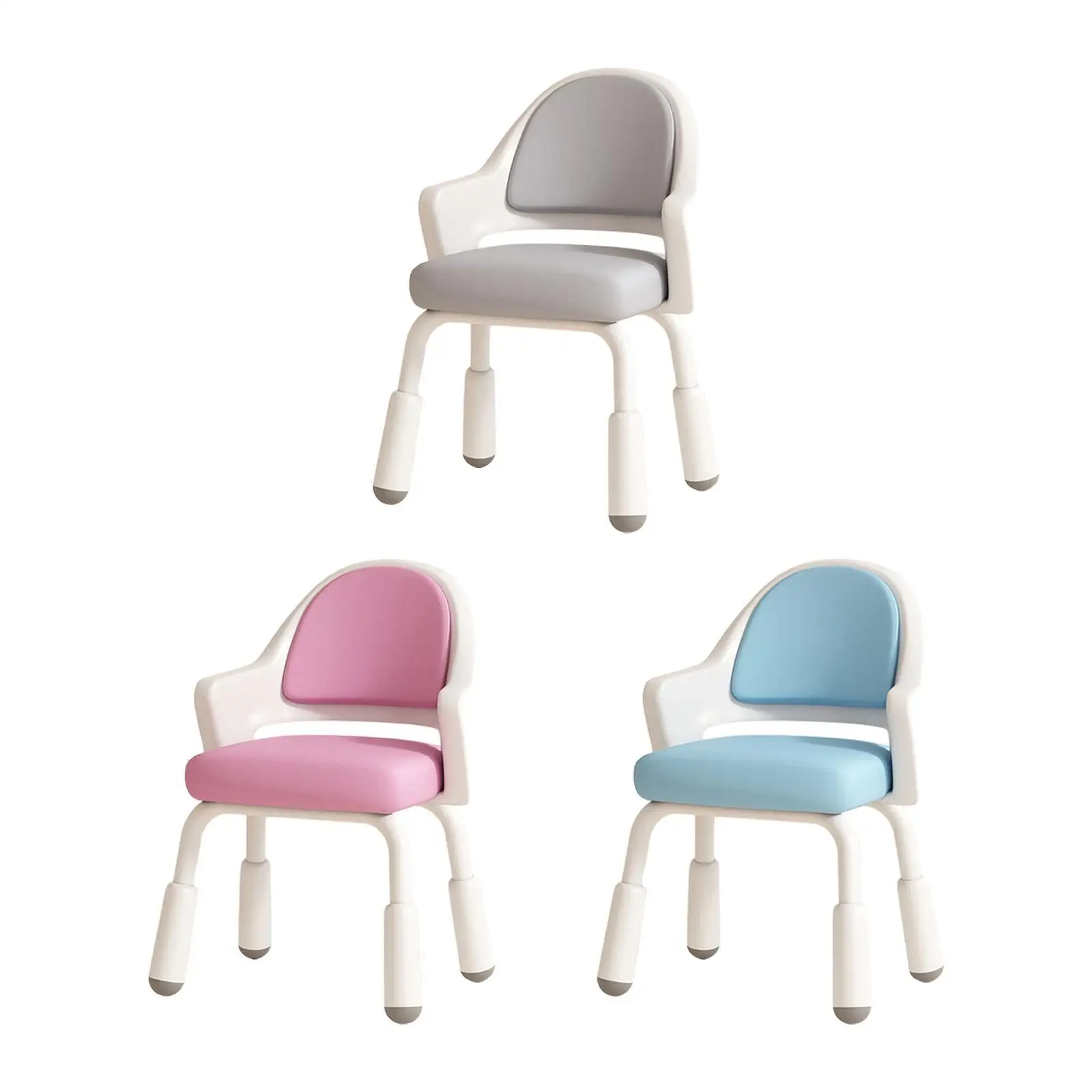 

Kids Chair for Table Toddlers Activity Chair Height Adjustable Ergonomic Seat with Back Writing Chair for Indoor Baby Girls