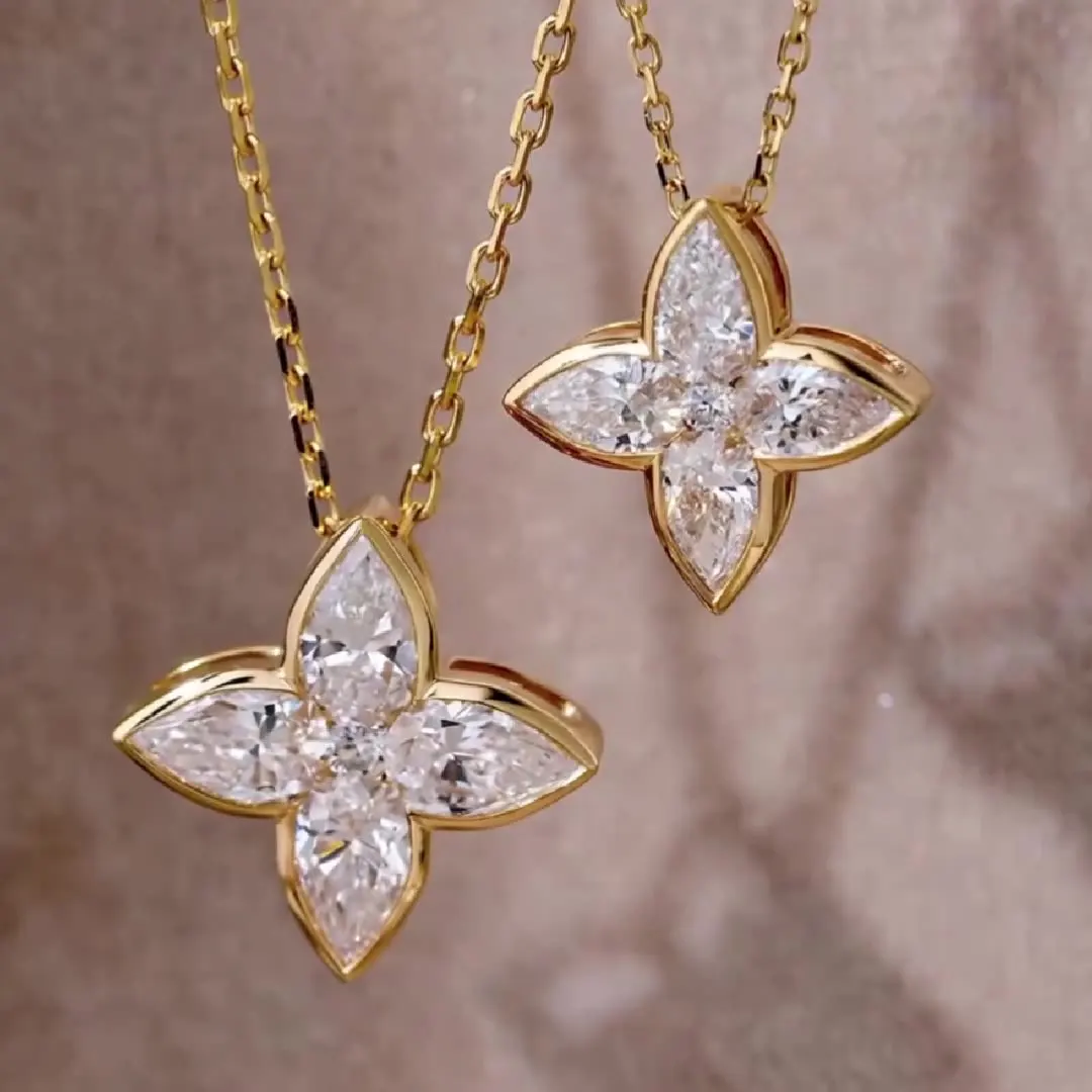 Thumbnail 2 - #78 Moissanite Pendant Necklaces Discount Picks