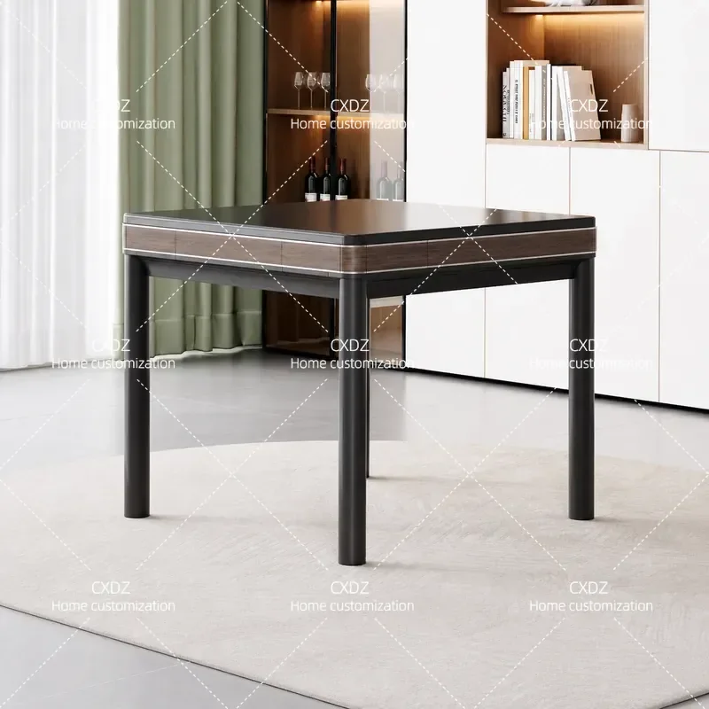 Fully Automatic Silent Electric Mahjong Table Dual Purpose Household Dining Table with Heating Function
