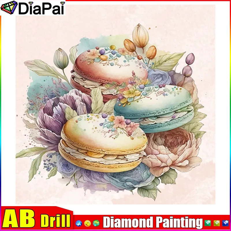 DIAPAI AB 5D Diamond Painting Full Drill Diamond Embroidery 