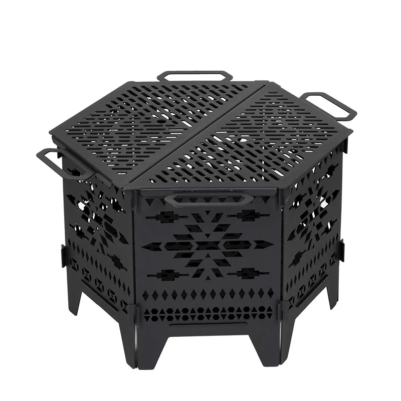 

Dioiist Multi-purpose Outdoor Camping Tent Stove Wood Burning Cast Iron