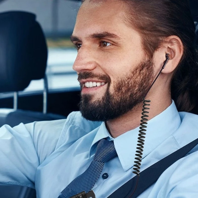 سماعة رأس زنبركية واحدة داخل الأذن مقاس 3.5 مم لسماعة رأس جاك لأذن واحدة