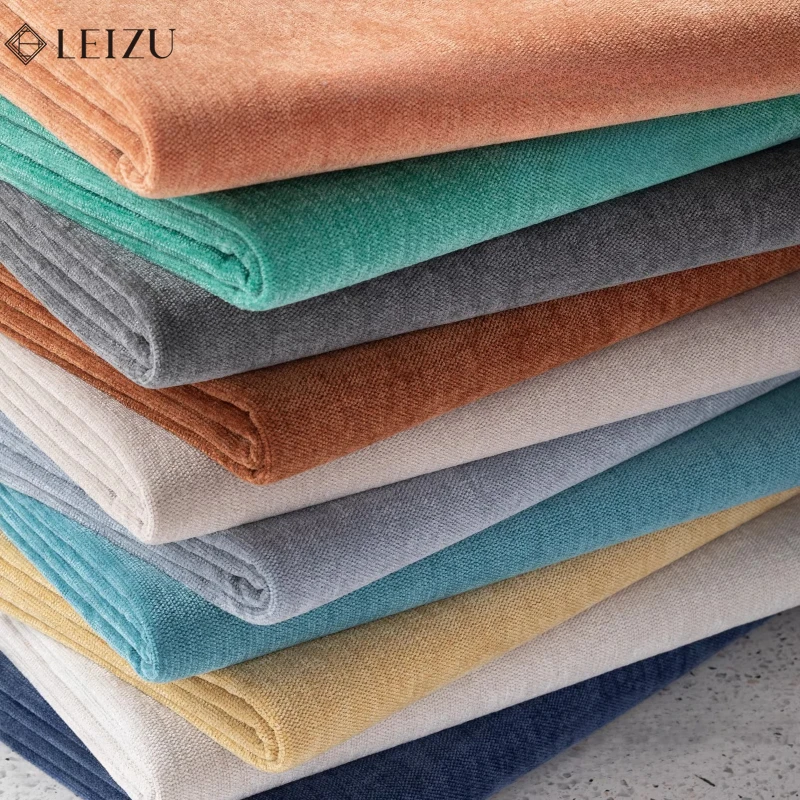 

Pure Color Chenille Fabric Thickened High-end Sofa Cover Pillow Cover Decorative Fabrics for DIY Handmade Tablecloth Materials