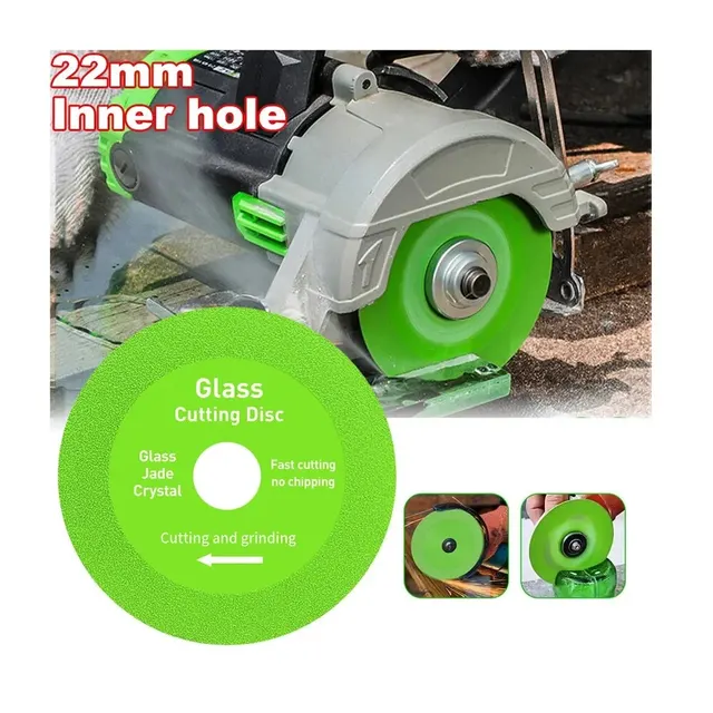 100mm ostrze do cięcia szkła diamentowa marmurowa płytka ceramiczna Jade polerowanie ostra tarcza lutownicza kryształowa butelka wina Ultra cienkie szlifowanie