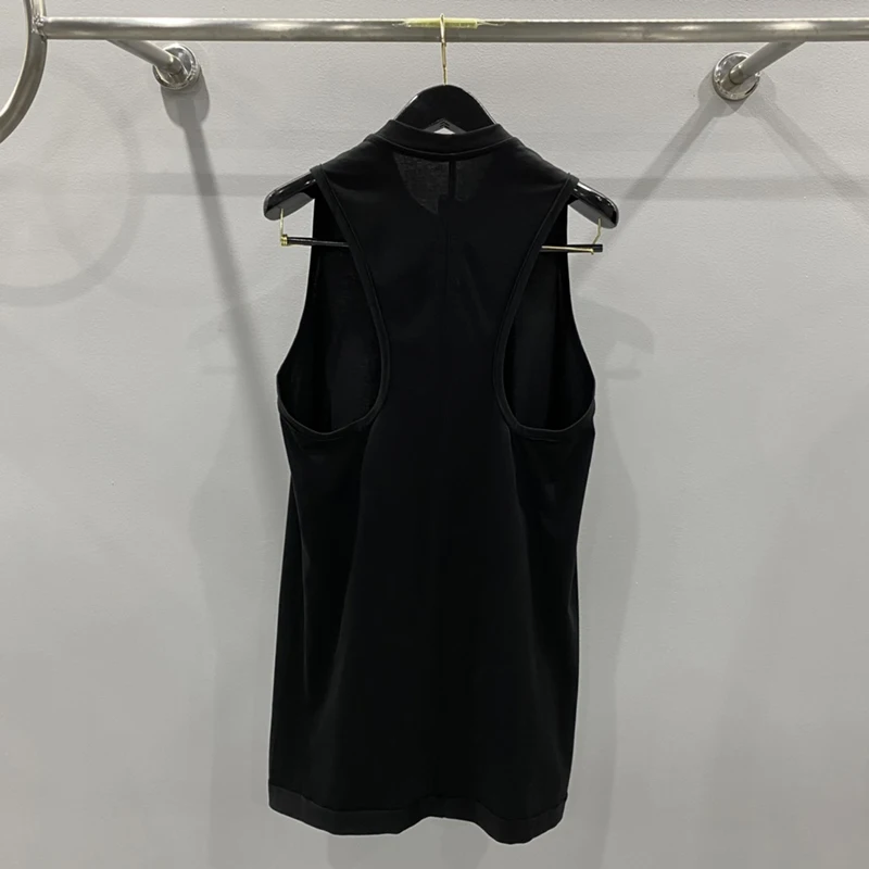 2023ss RK Design Women Men Cleanfit Vest T shirt Premium Black Work-Style Vest Heavy Cotton YB Certified Summer T shirts