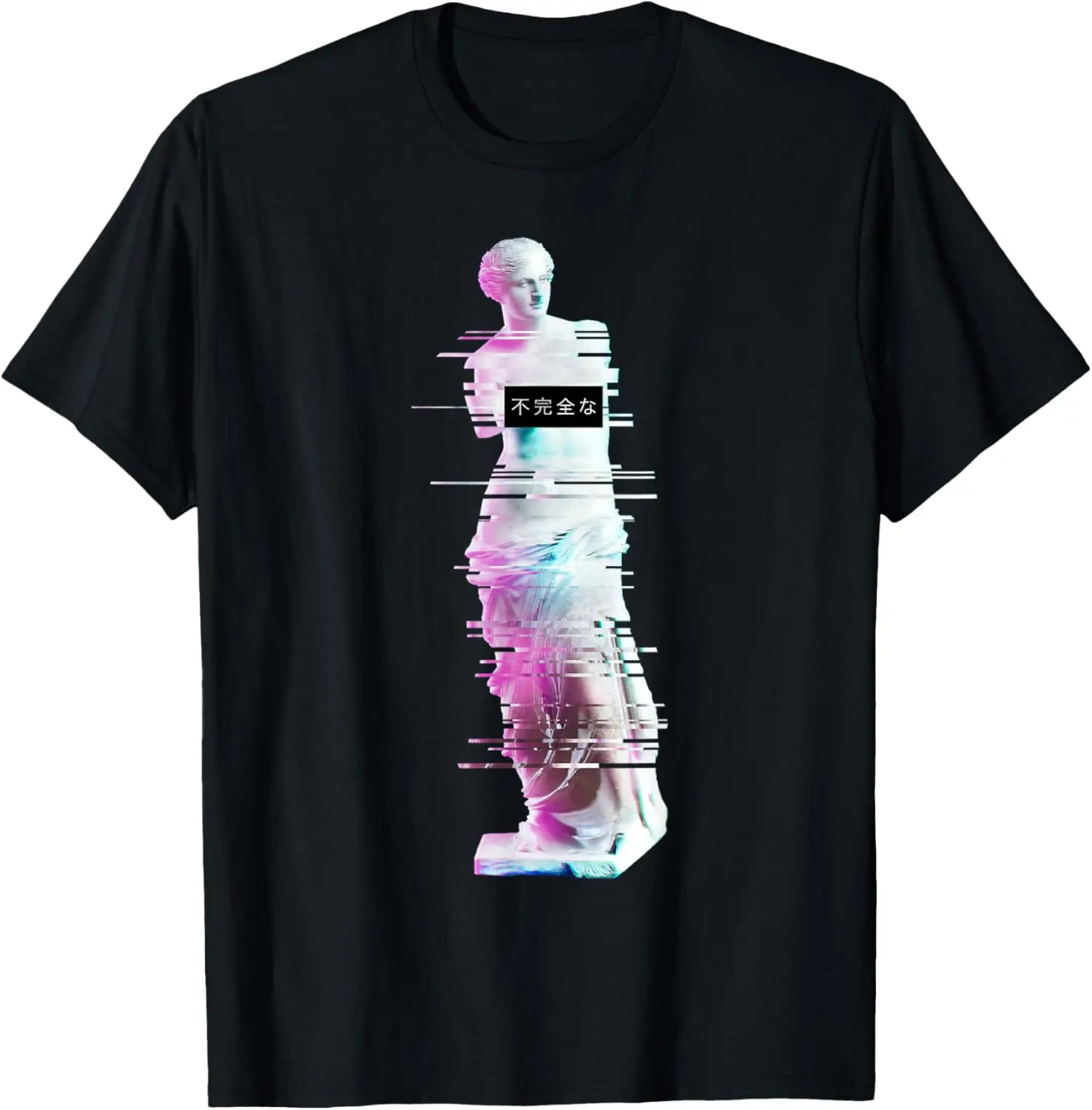 Venus Statue - Vaporwave Retro 80s 90s Glitch Art T-Shirt