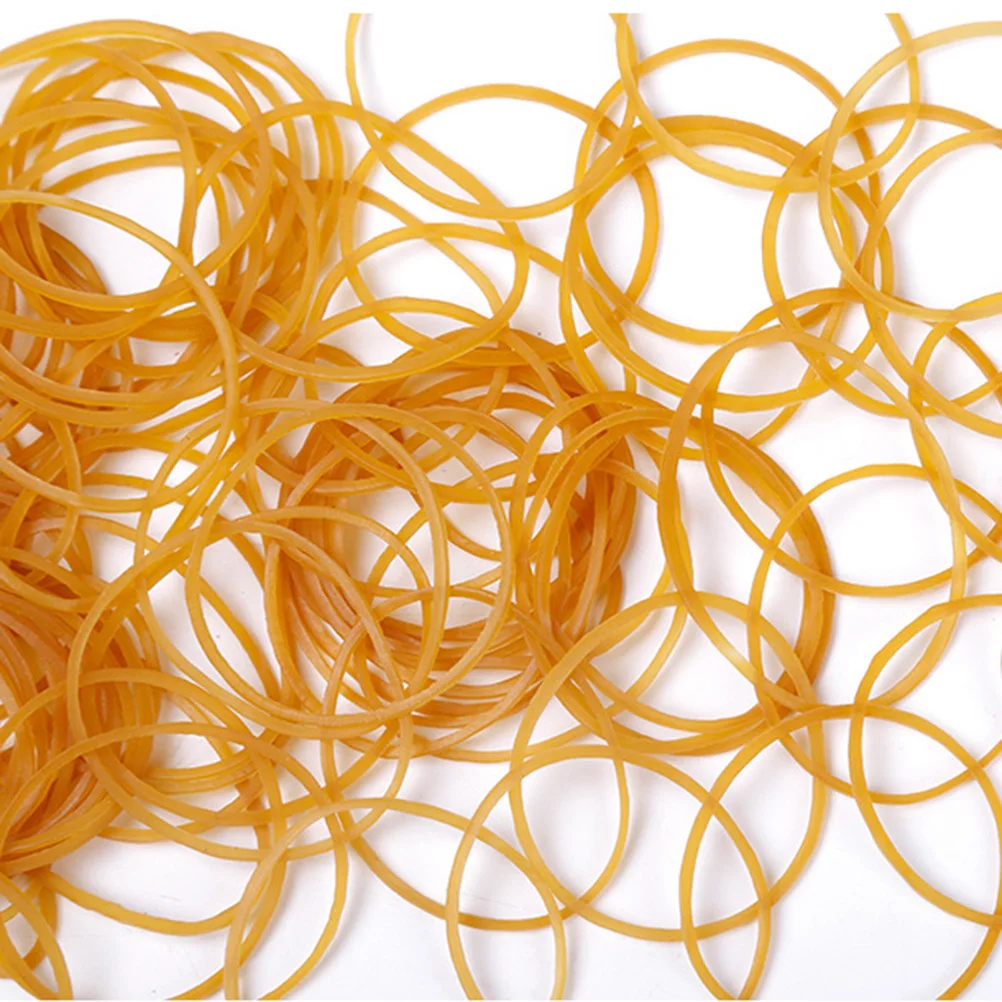 

500Pcs Rubber Bands Natural Elastic Thin Stretchy Multipurpose Money Office Paper Bills