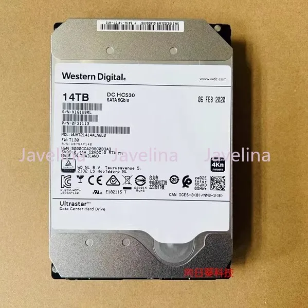 WUH721414ALE6L4 helium disk enterprise hard drive, 14T server NAS storage monitoring