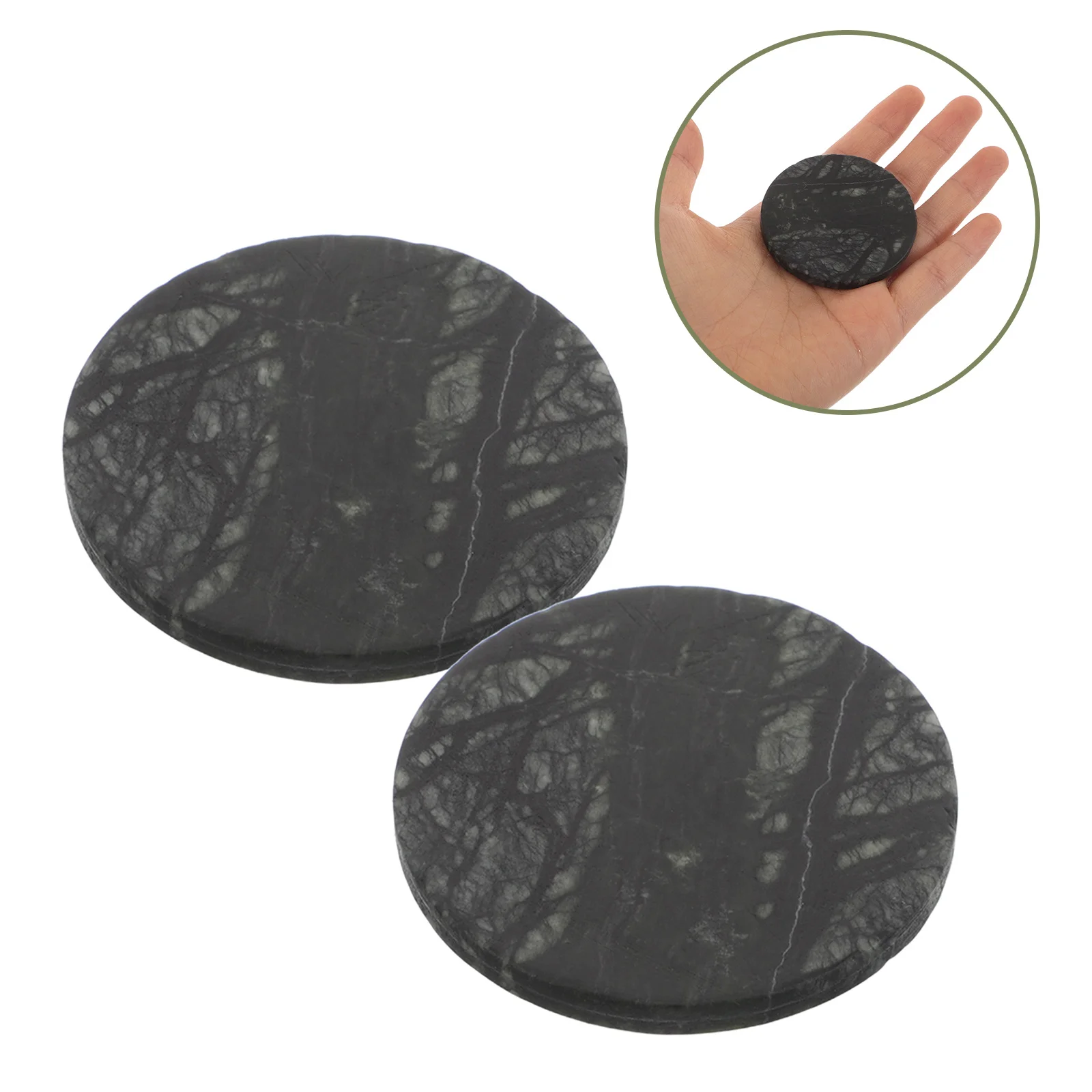 

40Pcs Flat River Rocks Skipping Stones Outdoor Water Activities Family Fun Hand Eye Coordination Smooth Stones