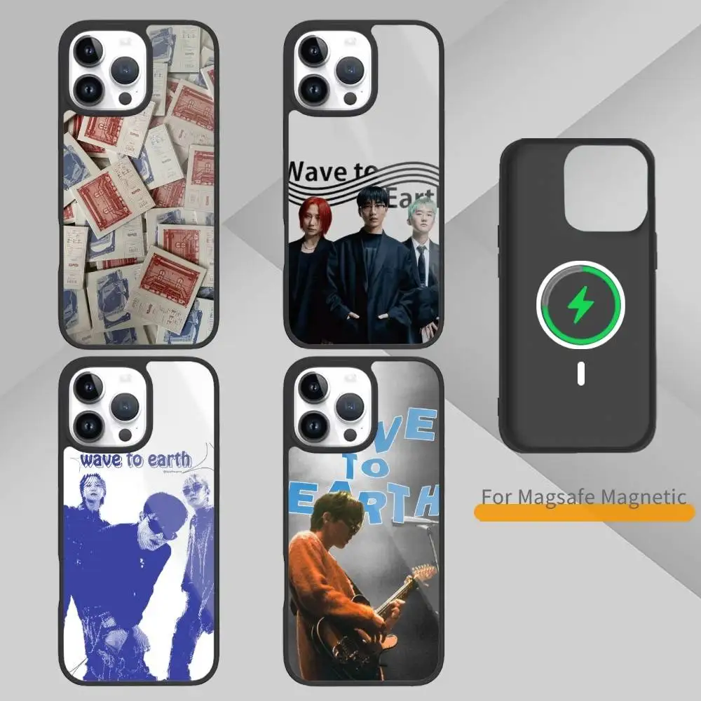 

wave To Earth Summer Flows Phone Case For iPhone17,16,15,14,13,12,11 Plus,Pro Max Magnetic For Magsafe Wireless Charging