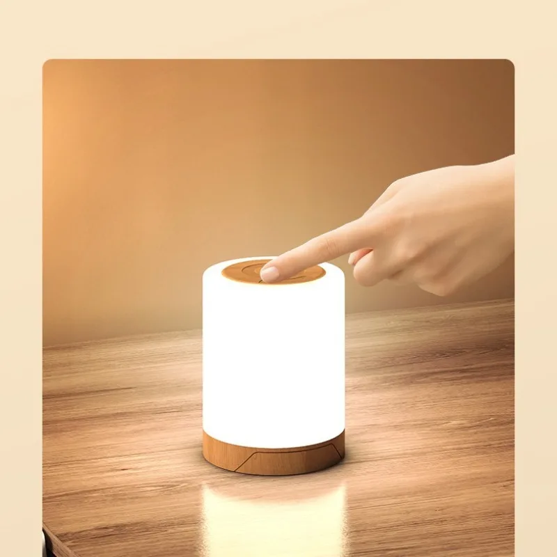 1 قطعة ضوء الليل اللمس اللون الصف Usb شحن الأطفال التحكم عن بعد الملونة جو توقيت الهدايا الإبداعية