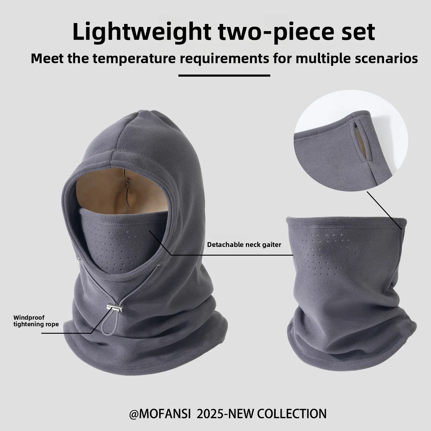 الشتاء الدراجات التزلج دراجة كهربائية بالاكلافا قناع وشاح قبعة متكاملة يندبروف الدافئة الصوف مبطن خوذة متوافقة القبعات