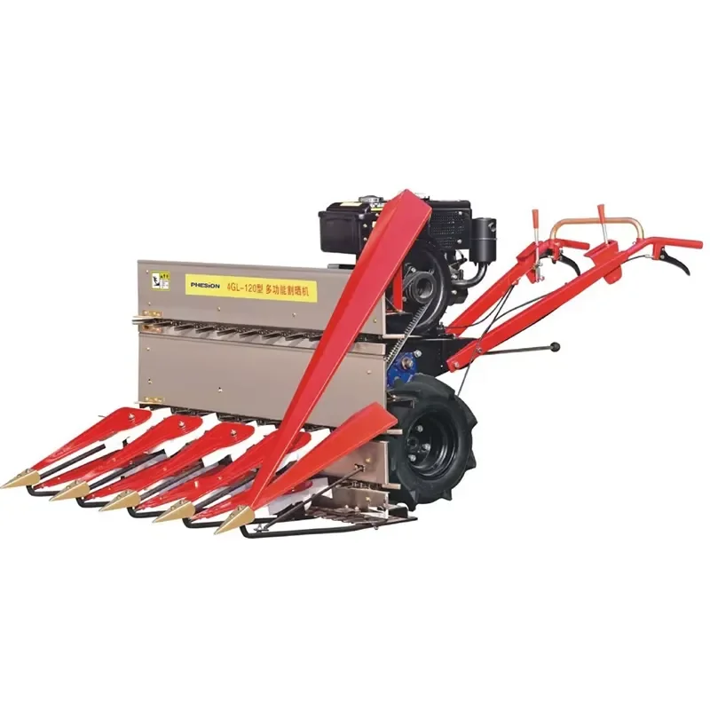 Crops Harvesting Machine Wheat Rice Cutting Machine Sesame Harvester Mini Reaper Machine for Agriculture