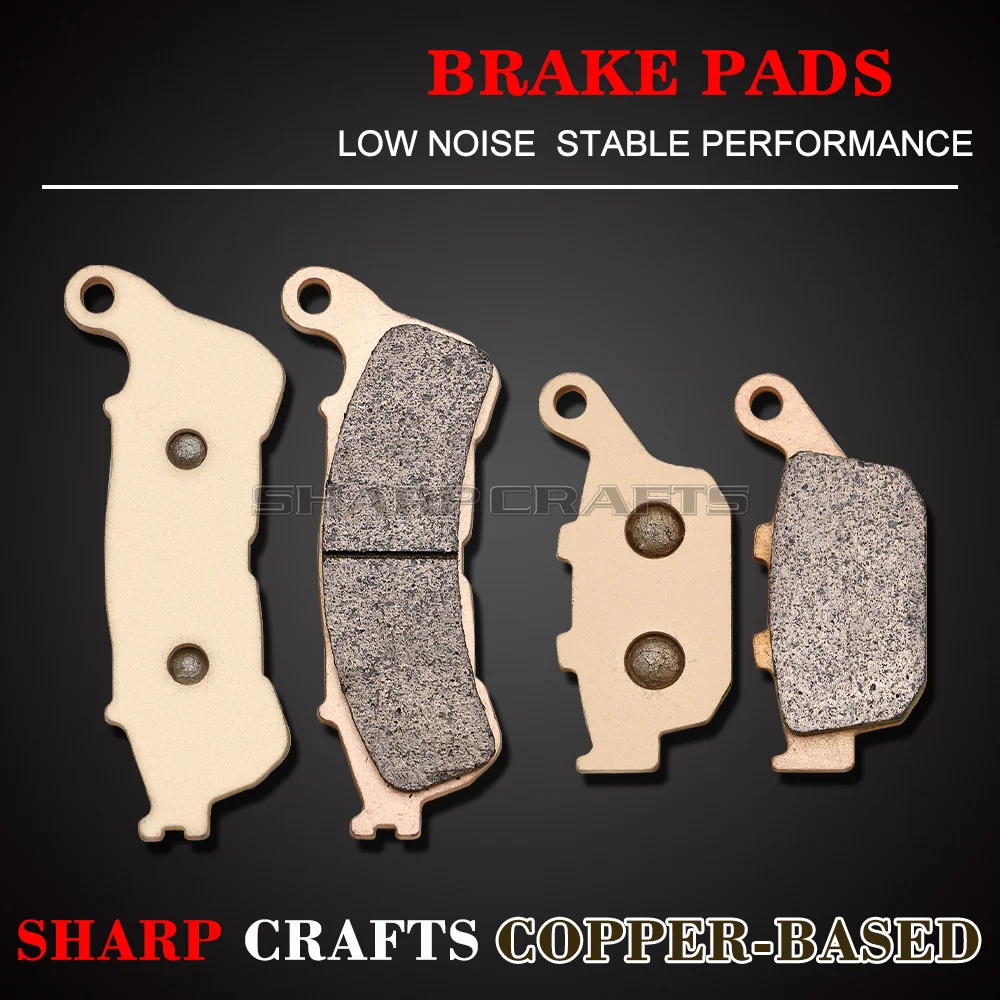 Motorcycle Metal Sintering Front Rear Brake Pads Set for Honda CBR250 CBR250R CBR 250 R ABS ( Nissin Cal ) 2011 2012 2013 12 11