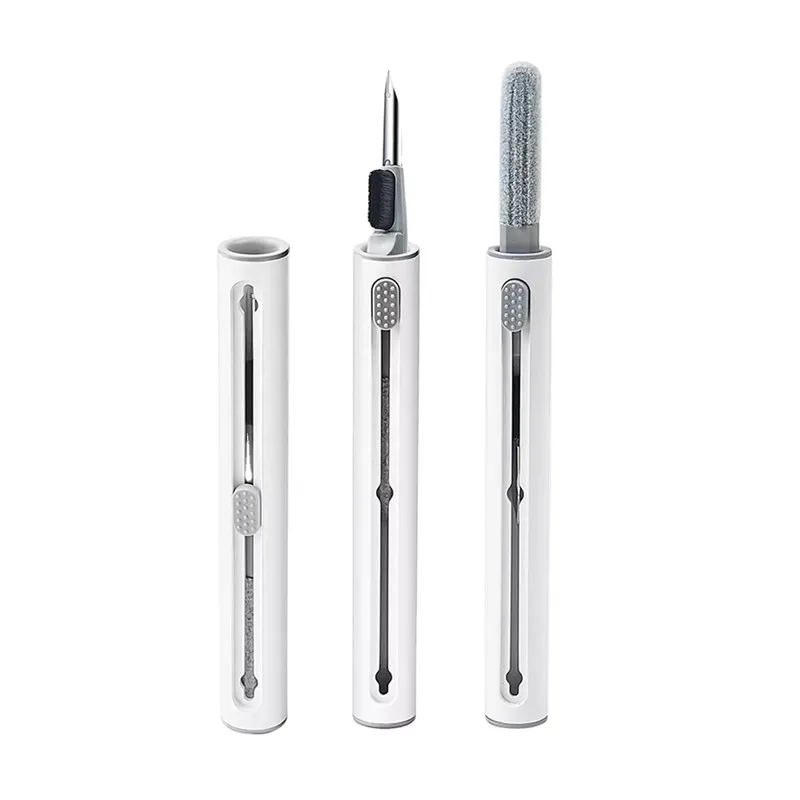 Alat Pembersih Earphone Desain 3-In-1 Baru Datang untuk Airpods 1/2/3 Casing Earbud Keyboard Pena Pembersih Headphone Sikat Pena Pembersih