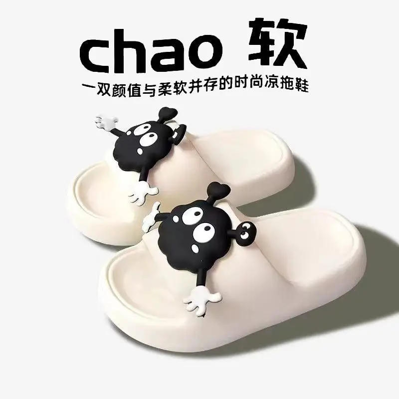 

Стильные женские летние тапочки 2026 года, новинка, для дома и улицы, с мягкой утолщенной подошвой, парные, мужские и женские шлепанцы-слайды