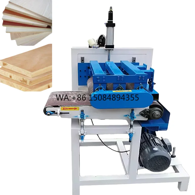 Automatic Feeding Woodworking Drum Sander for Wood Door Surface Grinding and Polishing