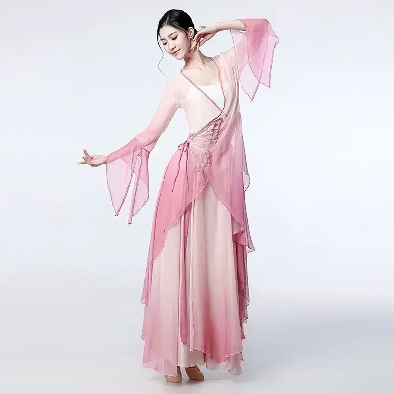 Classical dance costumes New classical dance costumes are thin and elegant, and gradually change gauze clothes to practice