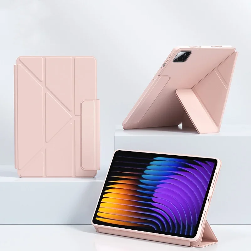 Coque For Xiaomi Pad 9 Case 11.2 inch 2026 Multi-Folding Protective TPU Shell Funda For Xiaomi Mi Pad 9 11 2 2026 Tablet Cover